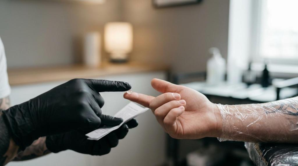 professionelt tattoostudie tegn